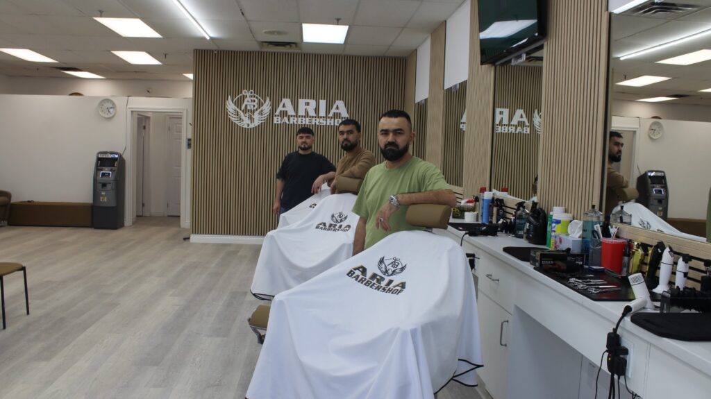 The team of ARIA Barbershop, Best Barbershop in Cambridge, Canada