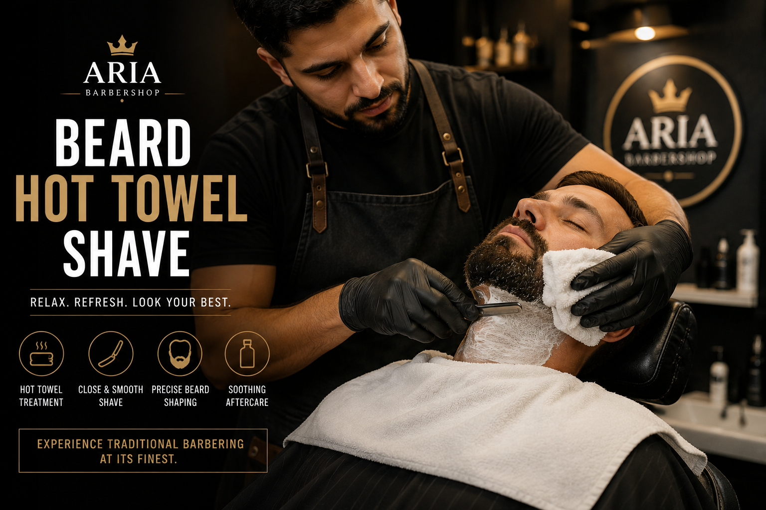 Beard Hot Towel Shave Cambridge